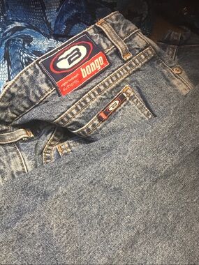 BONGO Junior Medium Blue Relaxed Fit WIDE LEGDenim Jeans